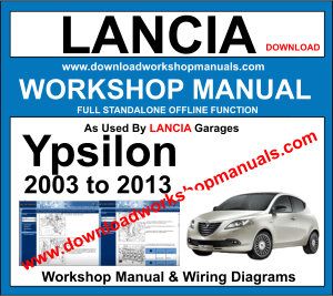 Lancia Ypsilon Service Repair Workshop Manual Download
